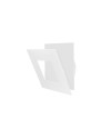 DALIA * APLIQUE CUADRADO 18W - BLANCO + BLANCO